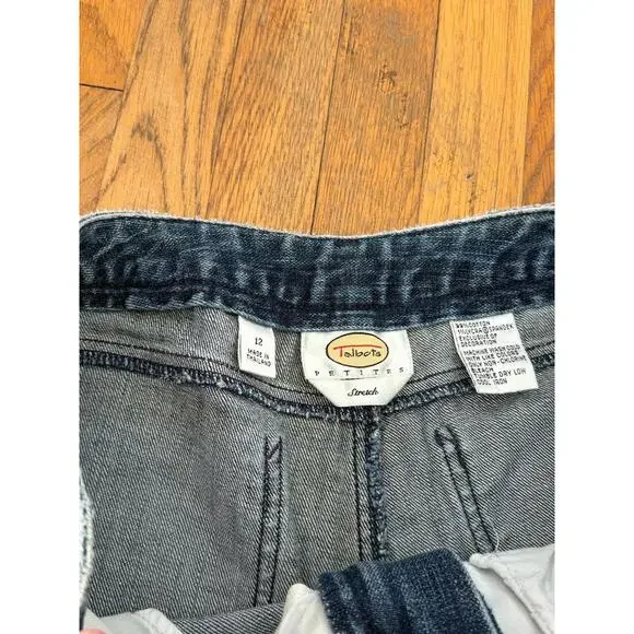 Talbots Petites Stretch Denim Jeans Dark Wash Straight Leg Women’s 12P - Picture 5 of 5
